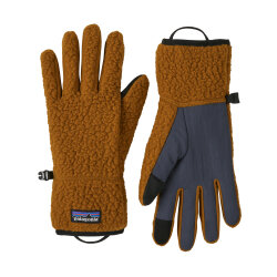 Patagonia Retro Pile Gloves Handschuhe Shelter Brown