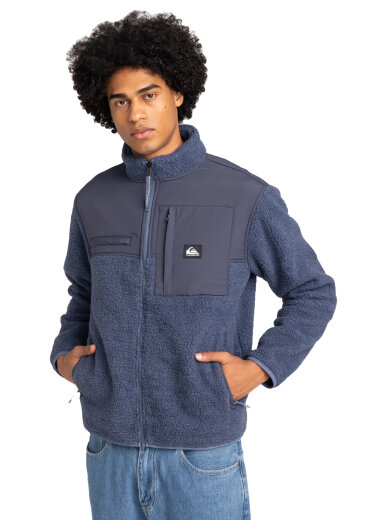 Quiksilver Shallow Water Fleecjacke Vintage Indigo