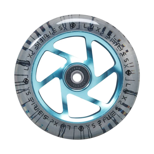 Striker Lux Series Clear Wheels Teal 110mm