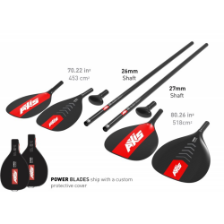 Axis Power Blade Carbon Paddle 80 Downwind Paddle Fixed