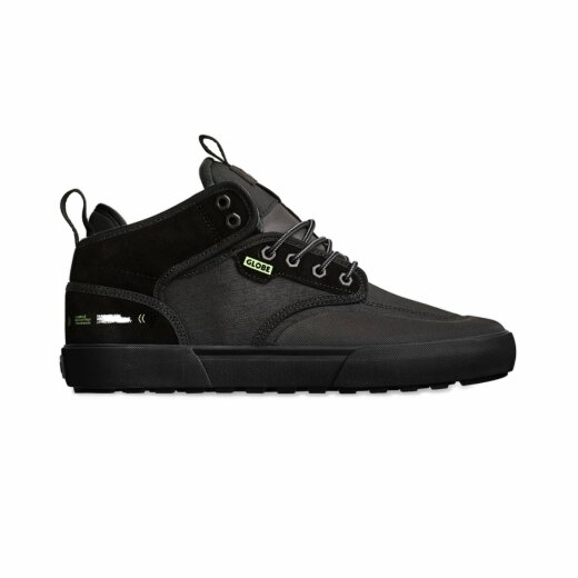 Globe Schuh Motley Mid Black Lime Summit