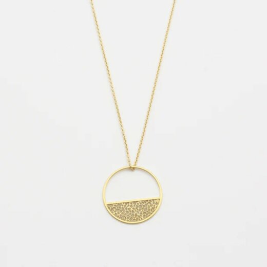 Jewelberry Kette Half Moon vergoldet