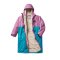 Passenger Clothing Roaming Recycled Sherpa Lined Changing Robe Viridian Green/Orchid