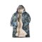 Passenger Clothing Wave Recycled Sherpa Lined Changing Robe Palm Camo Apricot