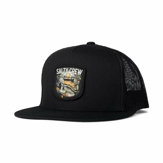 Salty Crew Striker Trucker Cap Black