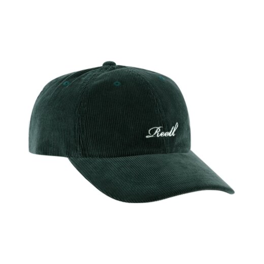 Reell Single Script Cap Dark Green Ribcord