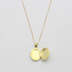 Jewelberry Kette Small Locket vergoldet