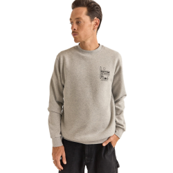 Rhythm Siesta Fleece Crew Grey Heather