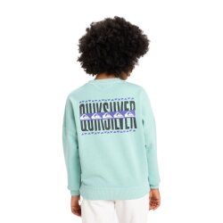 Quicksilver Oversized Crew Pullover Aqua Sky