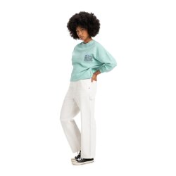 Quicksilver Oversized Crew Pullover Aqua Sky