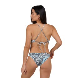 Salty Crew Rattan Palms Reversible Bikini Fin Blue